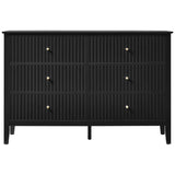 Wholesale 47" 6-Drawer Fluted Dresser, Eco-Friendly & Water-Resistant
