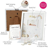 Baby Shower Guest Book Alternative - Boho Rainbow