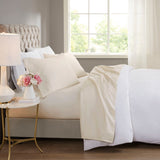 Cooling 600 Thread Count 4 Pieces Cotton Sheets Set