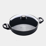 HD Nonstick Sauteuse with Glass Lid | Made in Switzerland
