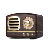 Retro Knob Wireless Bluetooth Speaker U Disk Card Radio Portable Multi-color Bluetooth Audio