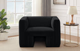 Henson Chair - Luxurious Contemporary Velvet Armchair with Solid Wood Frame for Stylish Living Spaces
