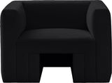 Henson Chair - Luxurious Contemporary Velvet Armchair with Solid Wood Frame for Stylish Living Spaces