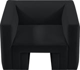 Henson Chair - Luxurious Contemporary Velvet Armchair with Solid Wood Frame for Stylish Living Spaces