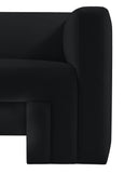 Henson Velvet Loveseat – Luxurious Contemporary Design with Solid Wood Frame for Modern Living Spaces