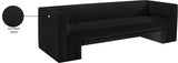 Henson Velvet Sofa - Luxurious Contemporary Design with Solid Wood Frame for Ultimate Comfort
