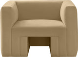 Henson Chair - Luxurious Contemporary Velvet Armchair with Solid Wood Frame for Stylish Living Spaces