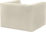 Henson Chair - Luxurious Contemporary Velvet Armchair with Solid Wood Frame for Stylish Living Spaces