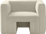 Henson Chair - Luxurious Contemporary Velvet Armchair with Solid Wood Frame for Stylish Living Spaces