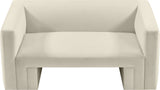 Henson Velvet Loveseat – Luxurious Contemporary Design with Solid Wood Frame for Modern Living Spaces