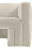 Henson Velvet Loveseat – Luxurious Contemporary Design with Solid Wood Frame for Modern Living Spaces
