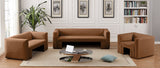 Henson Chair - Luxurious Contemporary Velvet Armchair with Solid Wood Frame for Stylish Living Spaces