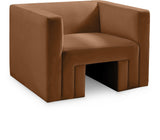 Henson Chair - Luxurious Contemporary Velvet Armchair with Solid Wood Frame for Stylish Living Spaces