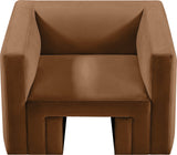 Henson Chair - Luxurious Contemporary Velvet Armchair with Solid Wood Frame for Stylish Living Spaces