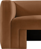 Henson Velvet Loveseat – Luxurious Contemporary Design with Solid Wood Frame for Modern Living Spaces