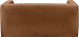 Henson Velvet Loveseat – Luxurious Contemporary Design with Solid Wood Frame for Modern Living Spaces