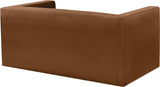 Henson Velvet Loveseat – Luxurious Contemporary Design with Solid Wood Frame for Modern Living Spaces