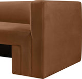 Henson Velvet Loveseat – Luxurious Contemporary Design with Solid Wood Frame for Modern Living Spaces