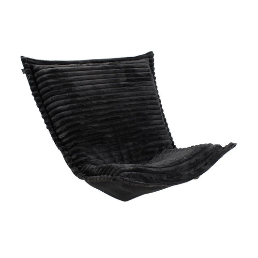 Puff Chair Cover Shar Pei Black/Black -Cover Only