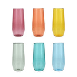 Sole Outdoor Mixed Colors Iced Tea 18oz, Set of 6 Pack Size - CASE EACH