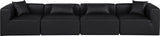 Cube Vegan Leather Modular Sofa - Luxurious Contemporary Design for Modern Living Spaces