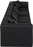 Cube Vegan Leather Modular Sofa - Luxurious Contemporary Design for Modern Living Spaces