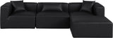 Cube Vegan Leather Modular Sectional - Modern Elegance and Versatile Comfort for Stylish Living Spaces