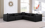 Cube Vegan Leather Modular Sectional - Modern Elegance for Chic Living Spaces with Custom Configurations