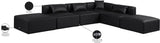 Cube Vegan Leather Modular Sectional - Modern Elegance and Comfort for Contemporary Spaces