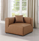 Cube Modern Vegan Leather Modular Chair - Luxurious Comfort for Stylish Living Spaces and Offices