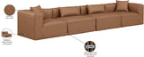 Cube Vegan Leather Modular Sofa - Luxurious Contemporary Design for Modern Living Spaces