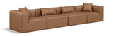 Cube Vegan Leather Modular Sofa - Luxurious Contemporary Design for Modern Living Spaces