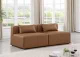 Cube Vegan Leather Modular Sofa - Elevate Your Living Space with Modern Elegance and Comfort