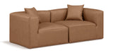Cube Modular Sofa - Luxurious Vegan Leather Design for Modern Living Spaces and Chic Home Offices