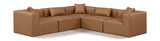 Cube Vegan Leather Modular Sectional - Modern Elegance for Chic Living Spaces with Custom Configurations