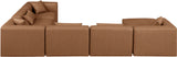 Cube Vegan Leather Modular Sectional: Luxurious, Contemporary Design for Elegant Living Spaces