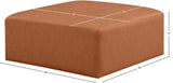 Cube Modern Vegan Leather Modular Chair - Luxurious Comfort for Stylish Living Spaces and Offices