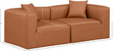 Cube Modular Sofa - Luxurious Vegan Leather Design for Modern Living Spaces and Chic Home Offices