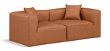 Cube Modular Sofa - Luxurious Vegan Leather Design for Modern Living Spaces and Chic Home Offices