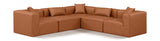 Cube Vegan Leather Modular Sectional - Modern Elegance for Chic Living Spaces with Custom Configurations