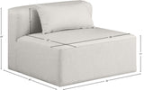 Cube Modern Vegan Leather Modular Chair - Luxurious Comfort for Stylish Living Spaces and Offices