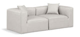 Cube Modular Sofa - Luxurious Vegan Leather Design for Modern Living Spaces and Chic Home Offices