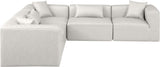 Cube Vegan Leather Modular Sectional - Modern Elegance for Chic Living Spaces with Custom Configurations