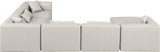 Cube Vegan Leather Modular Sectional: Luxurious, Contemporary Design for Elegant Living Spaces