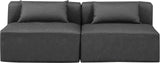 Cube Vegan Leather Modular Sofa - Elevate Your Living Space with Modern Elegance and Comfort