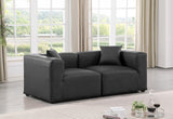 Cube Modular Sofa - Luxurious Vegan Leather Design for Modern Living Spaces and Chic Home Offices