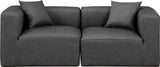 Cube Modular Sofa - Luxurious Vegan Leather Design for Modern Living Spaces and Chic Home Offices