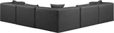 Cube Vegan Leather Modular Sectional - Modern Elegance for Chic Living Spaces with Custom Configurations