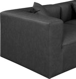 Cube Vegan Leather Modular Sectional - Modern Elegance for Chic Living Spaces with Custom Configurations