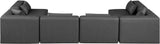 Cube Vegan Leather Modular Sectional - Modern Elegance for Contemporary Living Spaces and Offices